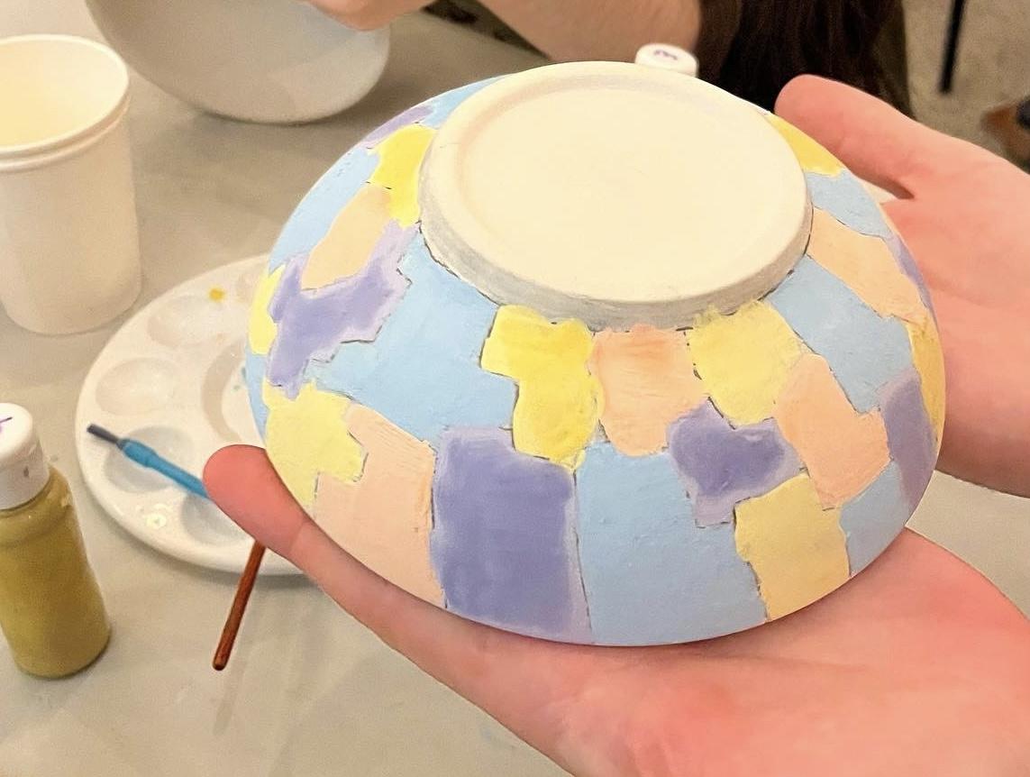 Kids Pottery Painting session 