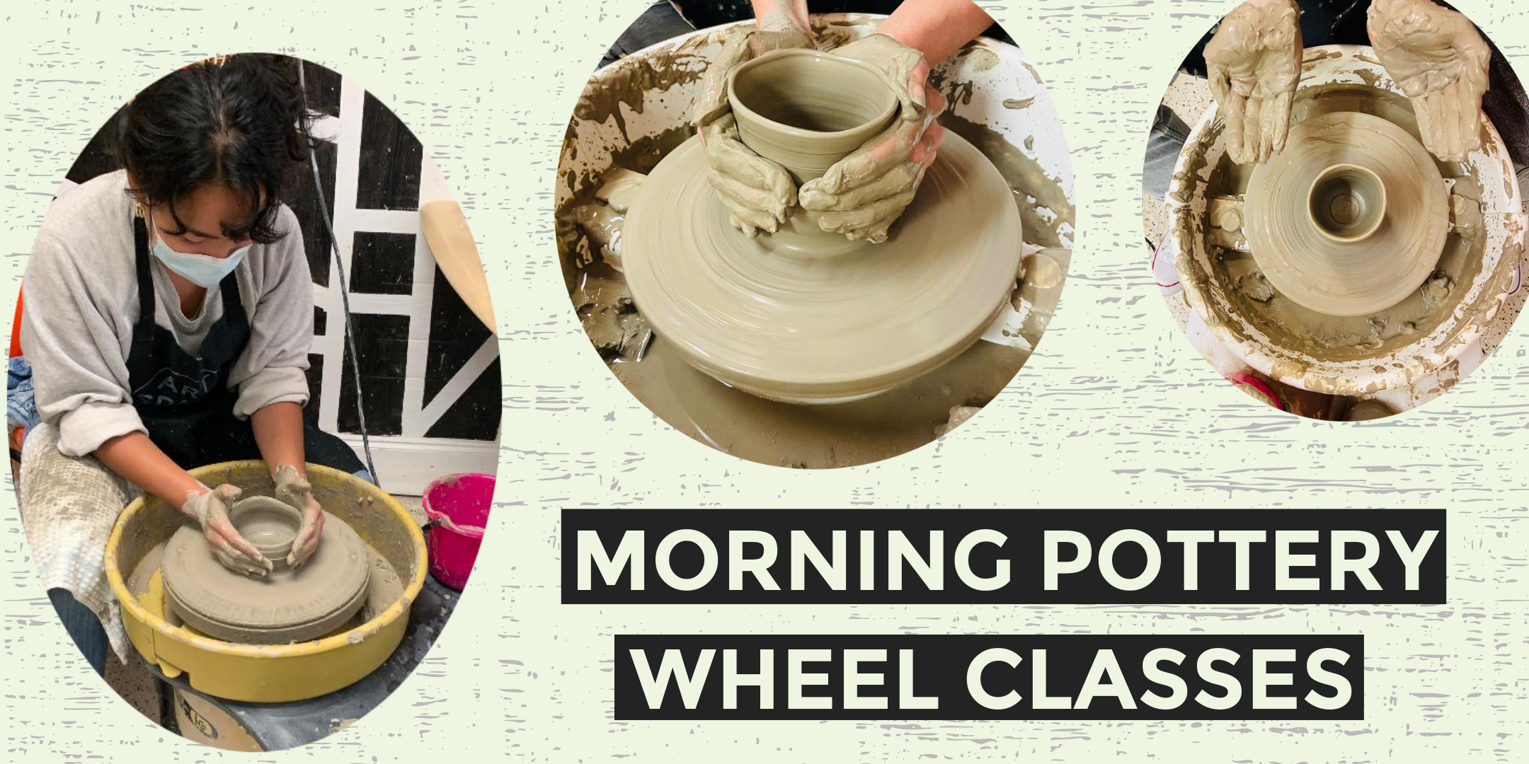 Morning Pottery Wheel Classes